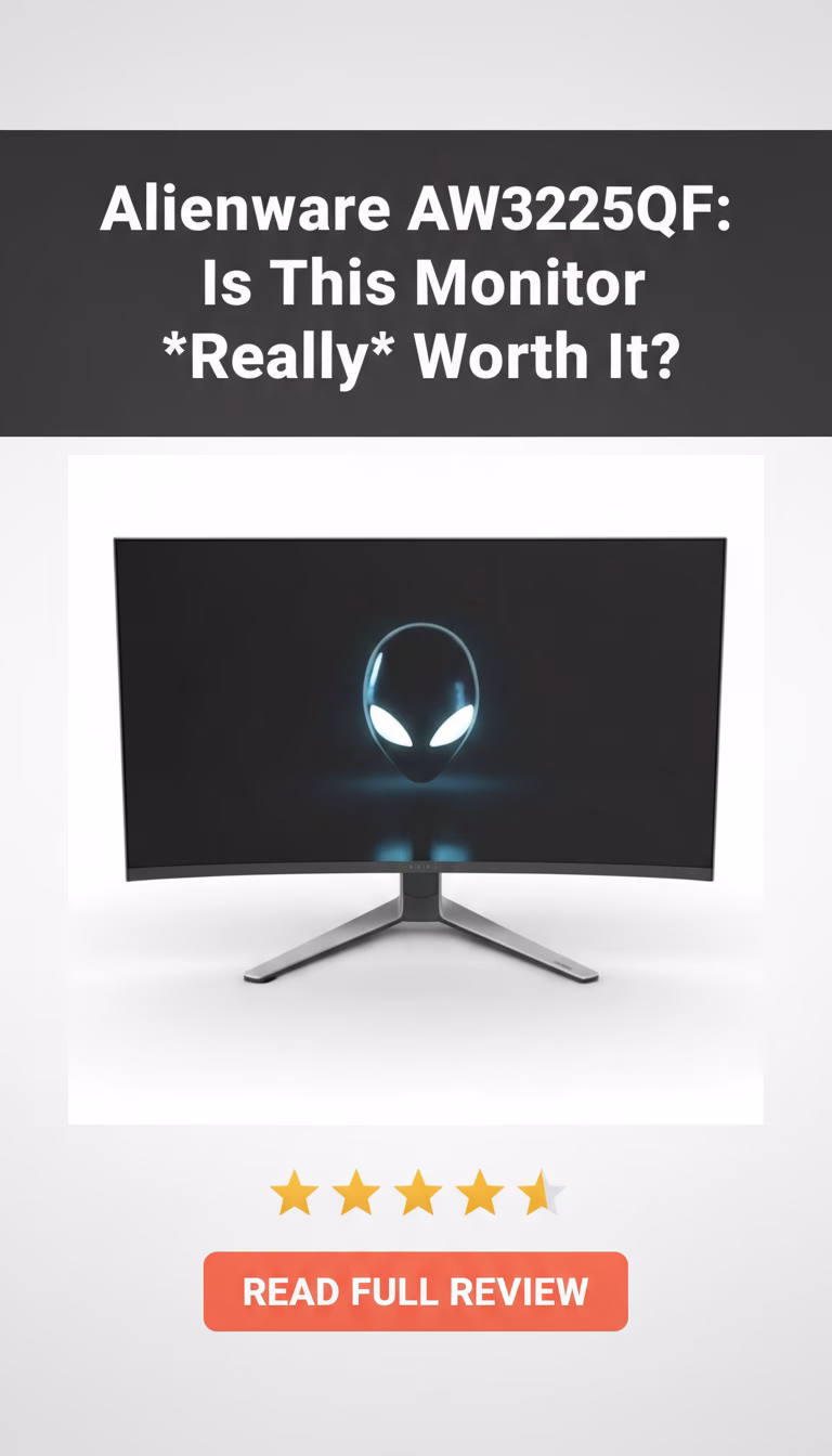 Alienware AW3225QF 31.6" 4K UHD 240Hz Curved Gaming Monitor Review