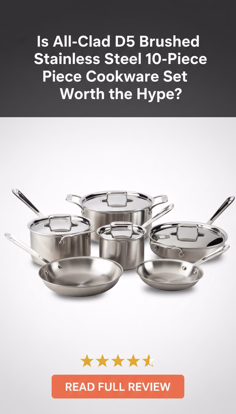 All-Clad D5 Brushed Stainless Steel 10-Piece Cookware Set Review