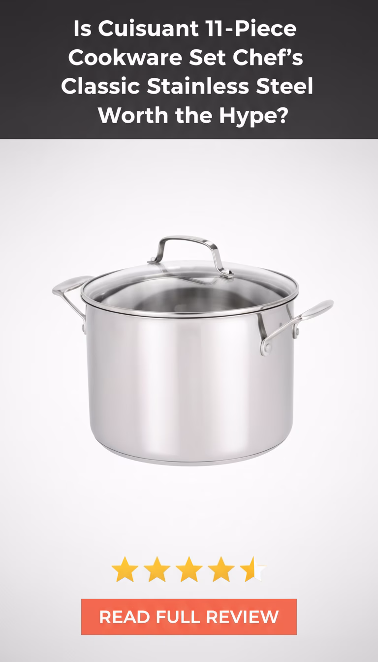 Cuisinart Cuisinart 11-Piece Cookware Set Chef's Classic Stainless Steel