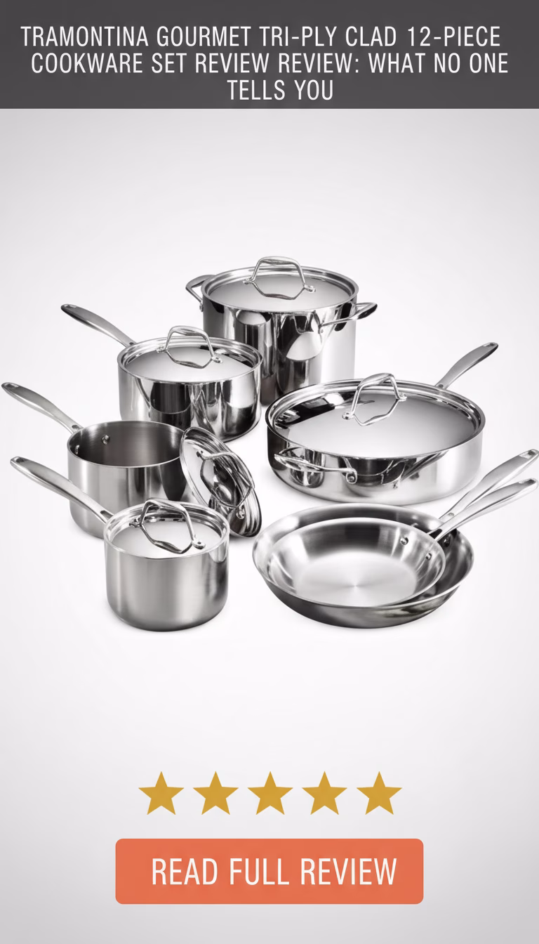 Tramontina Gourmet Tri-Ply Clad 12-Piece Cookware Set Review