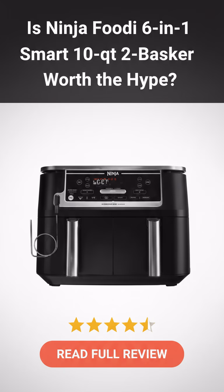 Ninja Foodi 6-in-1 Smart 10-qt 2-Basket Air Fryer Review
