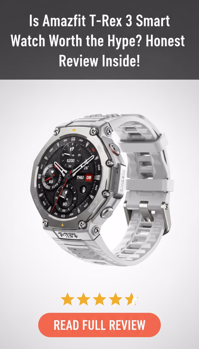 Amazfit T-Rex 3 Smart Watch Review