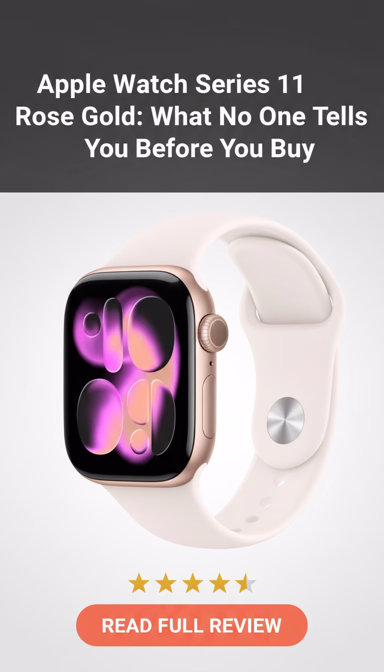 Apple Watch Series 11 (GPS+Cellular) 42mm Aluminum Case with Light Blush Sport Band Rose Gold Review
