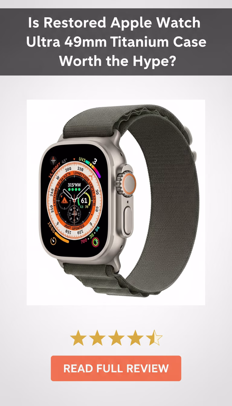 Restored Apple Watch Ultra 49mm Titanium Case Review