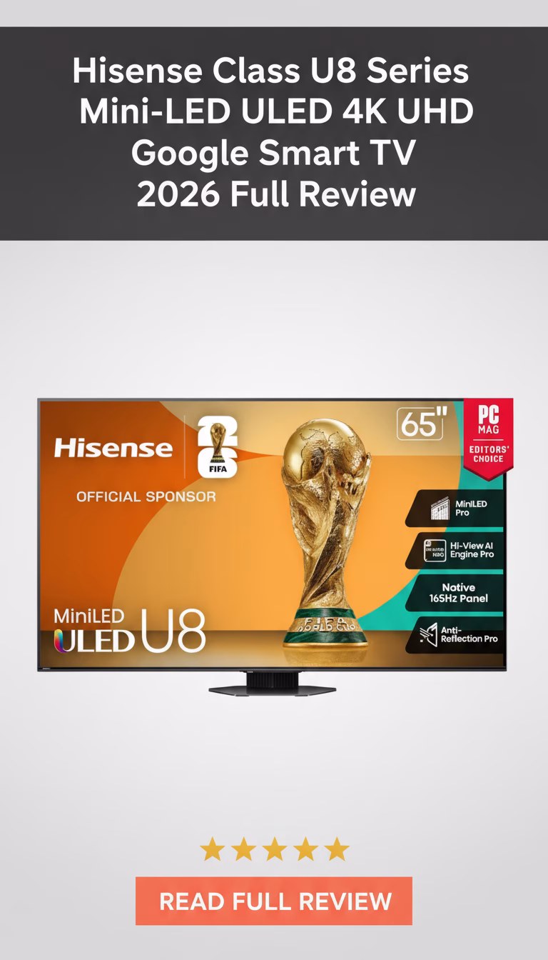 Hisense Class U8 Series Mini-LED ULED 4K UHD Google Smart TV