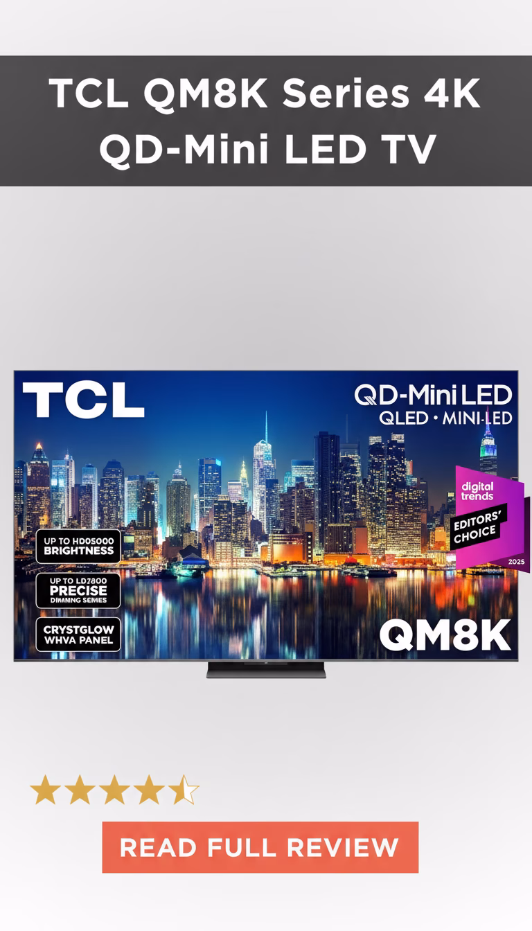 TCL Class QM8K Series 4K QD-Mini LED UHD HDR Smart TV Review