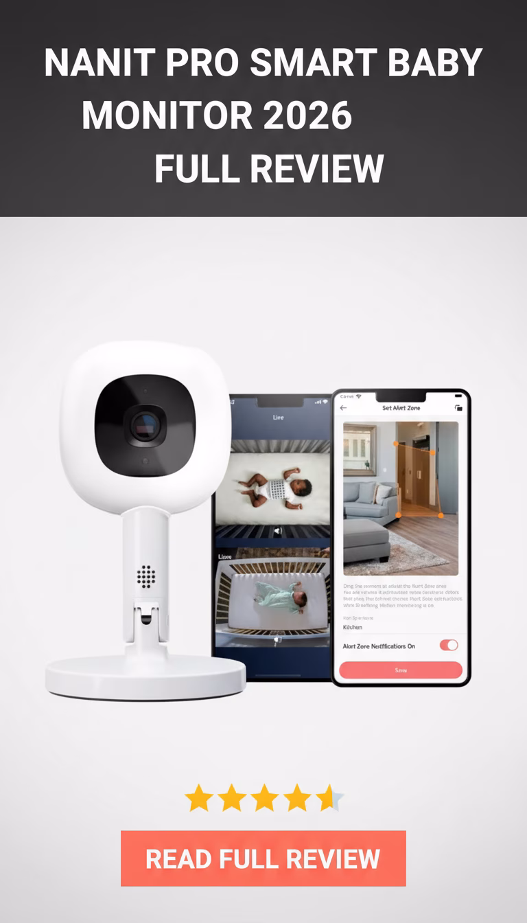 Nanit Pro Smart Baby Monitor with Flex Stand