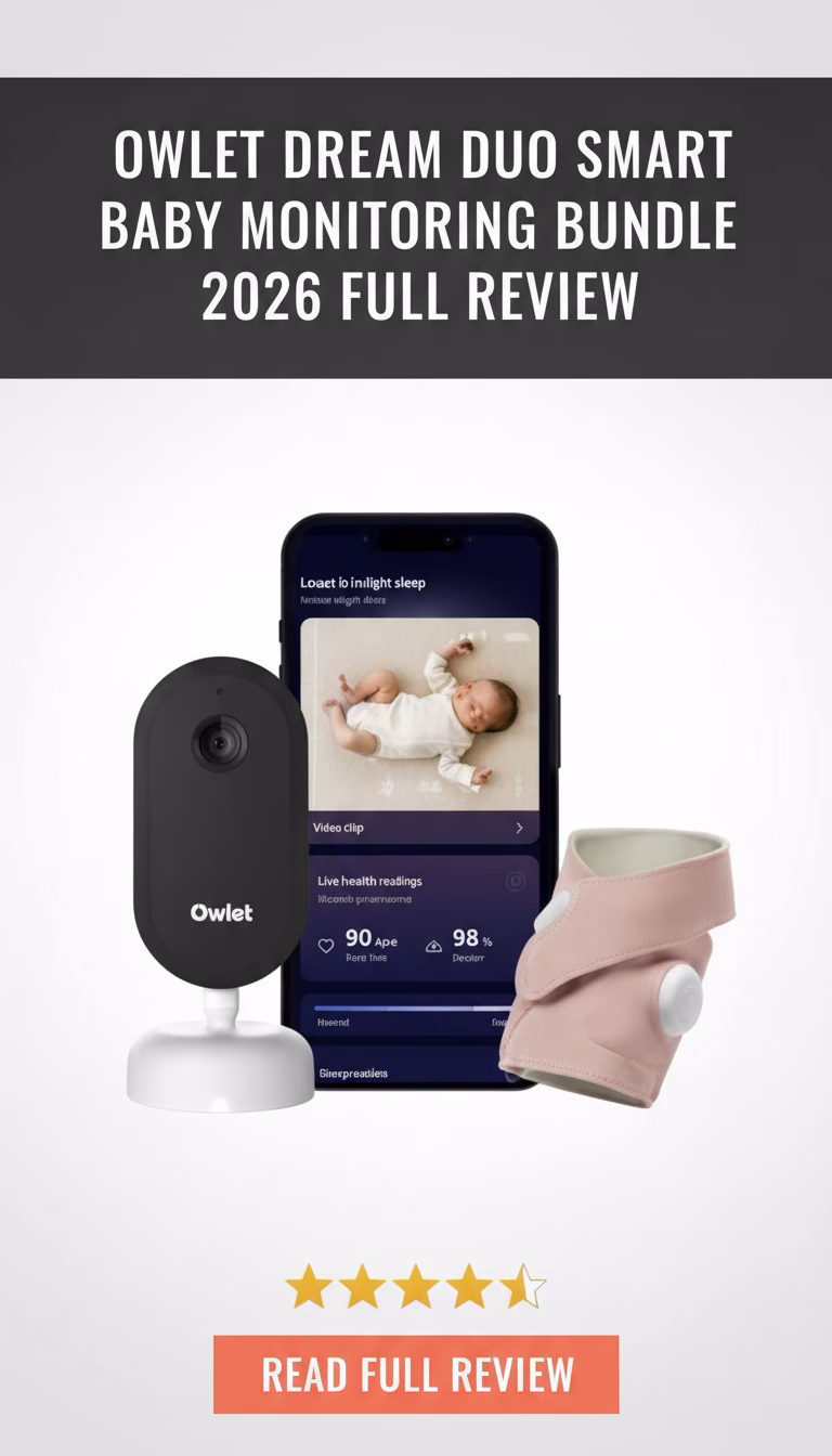 Owlet Dream Duo Smart Baby Monitoring Bundle