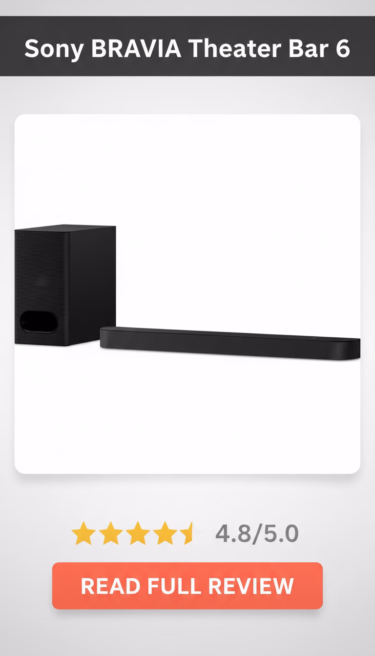 Sony Sony BRAVIA Theater Bar 6