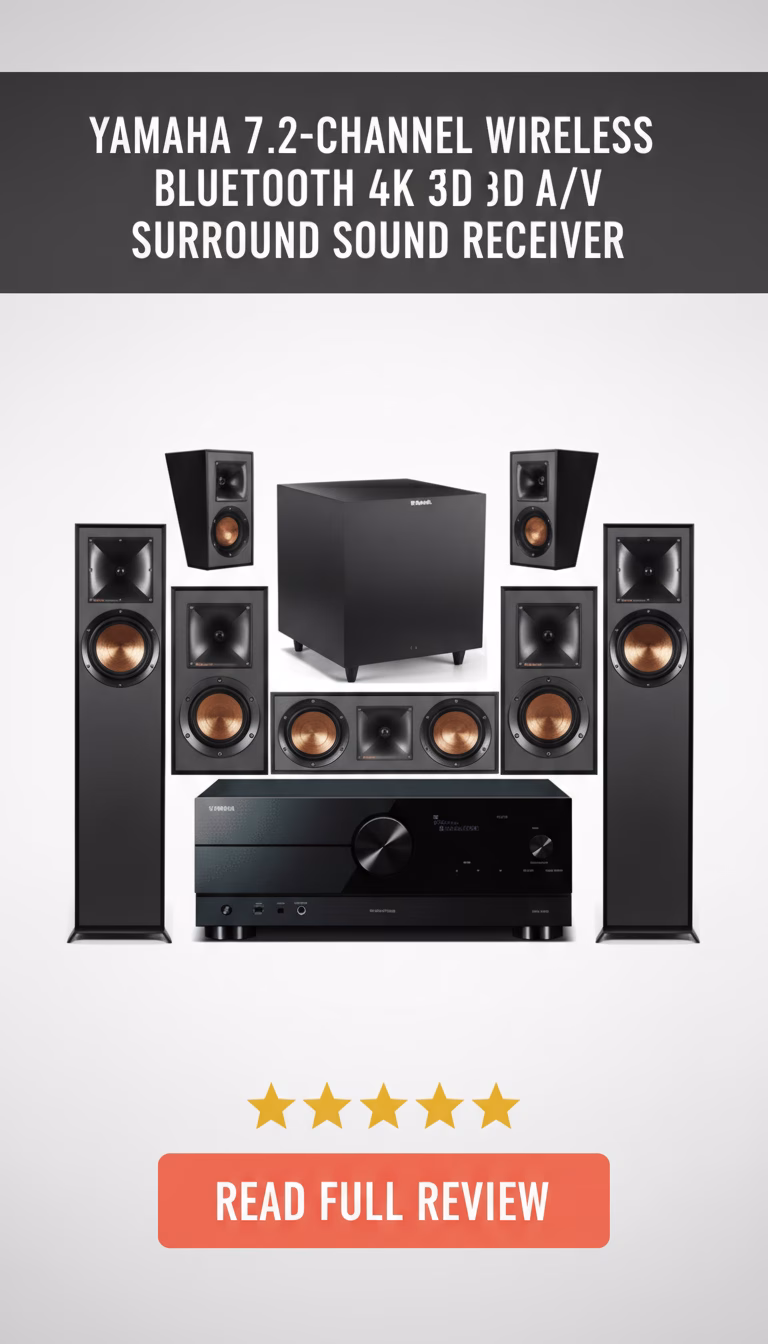 Yamaha Yamaha 7.2-Channel Wireless Bluetooth 4K 3D A/V Surround Sound Receiver