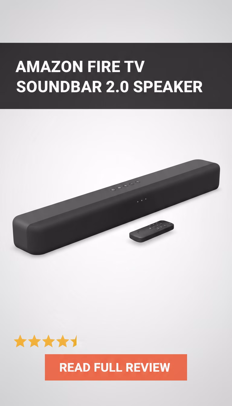 Amazon Fire TV Soundbar 2.0 Speaker
