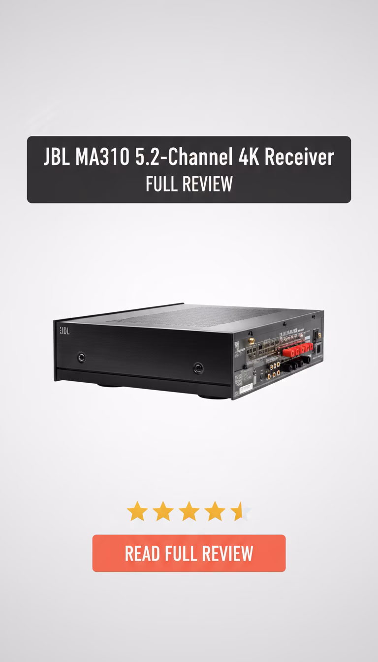JBL MA310 5.2-Channel 4K Receiver Review