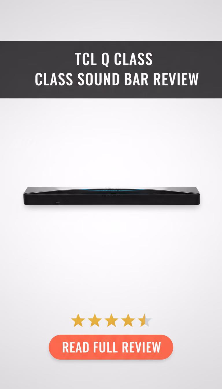 TCL TCL Q Class 7.1.4 Channel Sound Bar with Wireless Subwoofer and Surround Speakers q85h