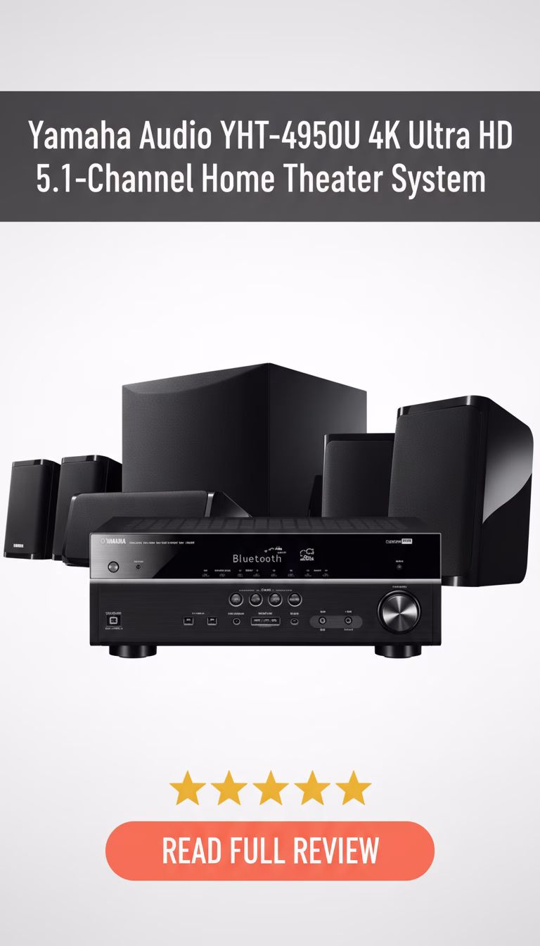 Yamaha Yamaha Audio YHT-4950U 4K Ultra HD 5.1-Channel Home Theater System