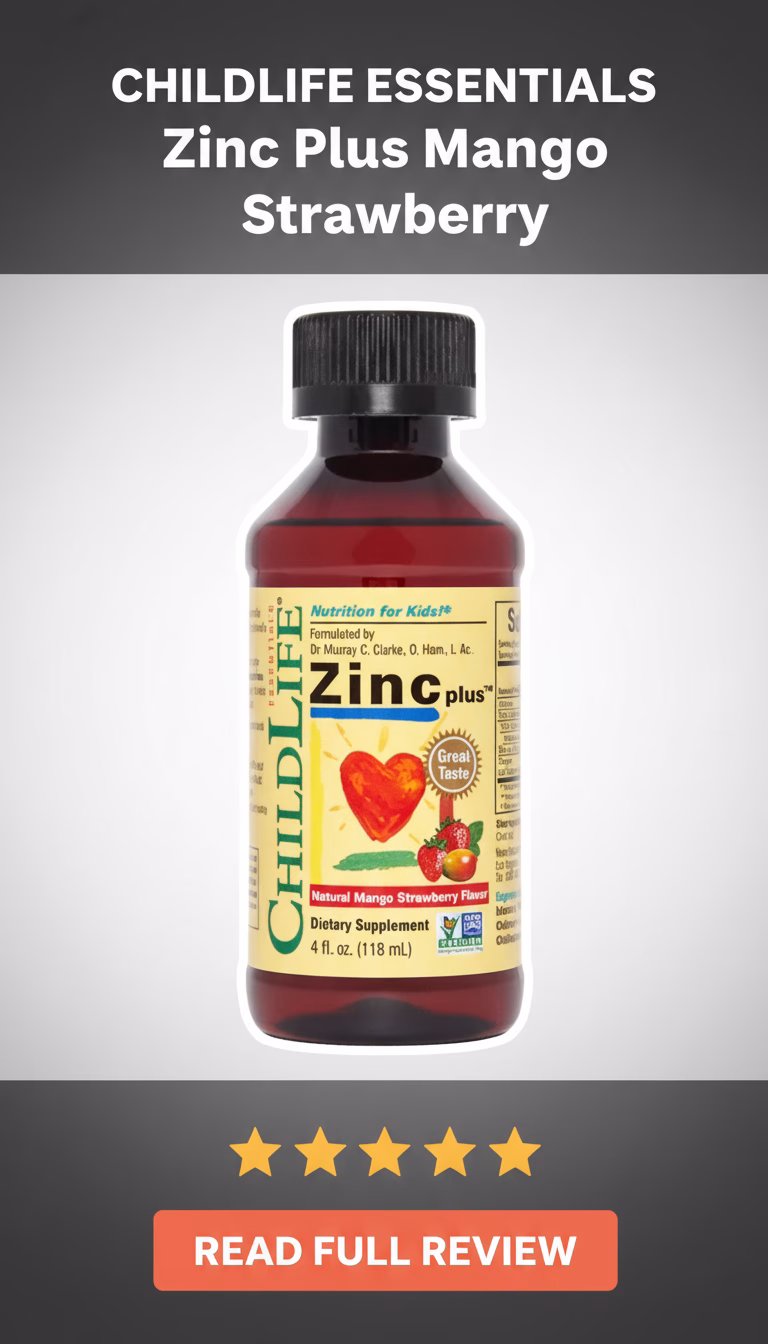 CHILDLIFE CHILDLIFE ESSENTIALS Zinc Plus Mango Strawberr