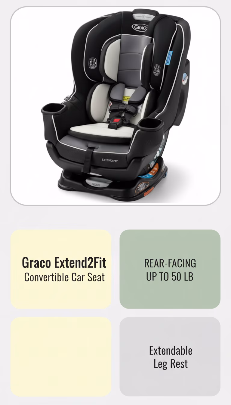 Graco Graco Extend2Fit Convertible Car Seat