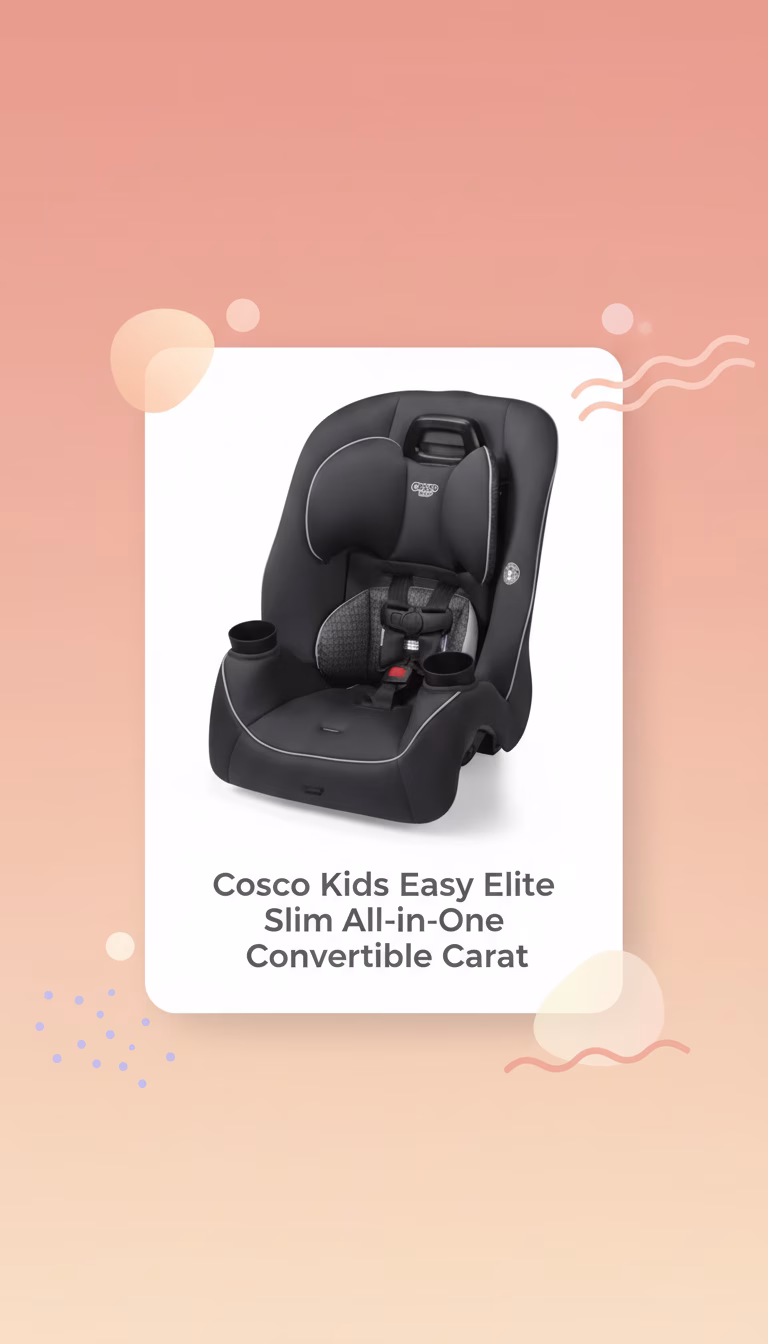 Cosco Kids Easy Elite Slim All-in-One Convertible Car Seat Review