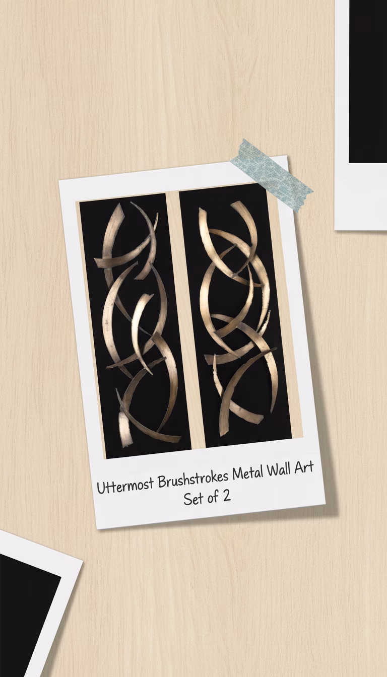 Uttermost Brushstrokes Uttermost Brushstrokes Metal Wall Art Set of 2